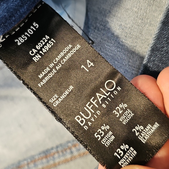 Buffalo Size 14 Aubrey High Rise Skinny Jeans - Picture 7 of 7